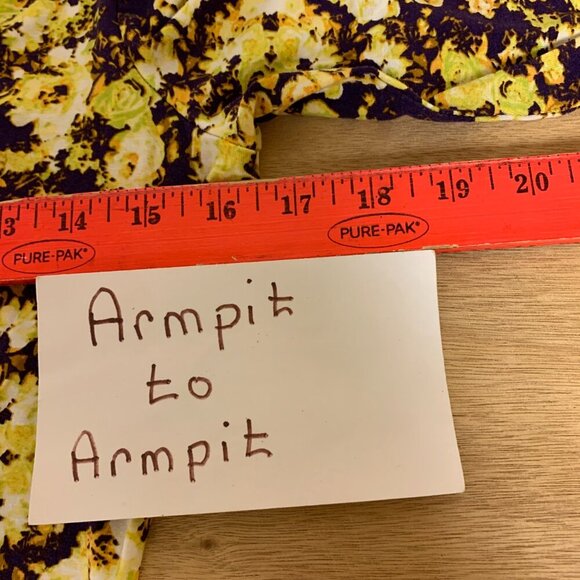 SAM & LAVI Dress Dark Cottagecore Floral Bodycon Column Stretchy Womens SZ M - Picture 8 of 10